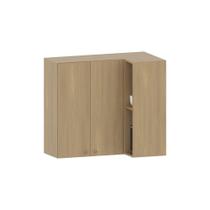 Armário Aéreo De Cozinha Canto Reto 95cm 2 Portas Classic Lu Freijó/freijó Brasil Armário Aéreo De Cozinha Canto Reto 95cm 2 Portas Classic Lu Freijó/freijó Brasil