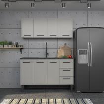 Armário Aéreo de Cozinha em Aço 150cm 3 Portas Juno