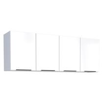 Armário Aéreo de Cozinha em Aço Branco 153cm Jupiter Cozimax