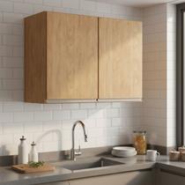 Armário Aéreo de Cozinha Essenza 2 Portas 80cm Móvel na Caixa Armário Aéreo de Cozinha Essenza 2 Portas 80cm Móvel na Caixa