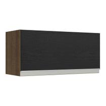 Armário Aéreo de Cozinha Glamy 70cm 1 Porta Basculante Preto Armário Aéreo de Cozinha Glamy 70cm 1 Porta Basculante Preto
