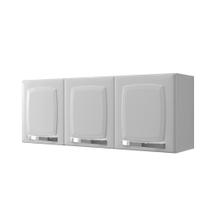 Armário Aereo de cozinha Itatiaia Rose com 3 portas cor Branco - ARM-105