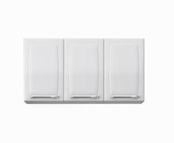 Armário Aéreo de Cozinha Luce 3 Portas Itatiaia - Branco