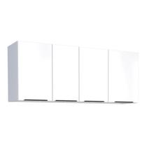 Armário Aéreo de Cozinha Montado em Aço Branco 134cm Jupiter Cozimax