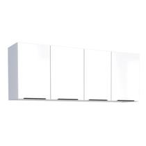 Armário Aéreo de Cozinha Montado em Aço Branco 144cm Jupiter Cozimax