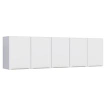 Armário Aéreo de Cozinha Montado em Aço Branco 192cm Flora Cozimax Armário Aéreo de Cozinha Montado em Aço Branco 192cm Flora Cozimax