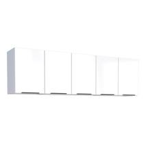 Armário Aéreo de Cozinha Montado em Aço Branco 192cm Jupiter Cozimax