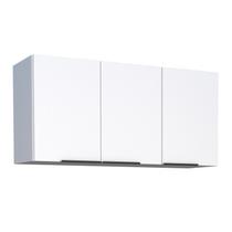 Armário Aéreo de Cozinha Montado em Madeira Branco 114cm Cisne Cozimax Armário Aéreo de Cozinha Montado em Madeira Branco 114cm Cisne Cozimax