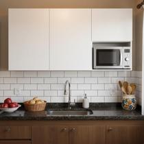 Armário Aéreo de Cozinha Multiuso 120x70 Modular 3 Portas Nicho Microondas Forno Rafaro Armário Aéreo de Cozinha Multiuso 120x70 Modular 3 Portas Nicho Microondas Forno Rafaro