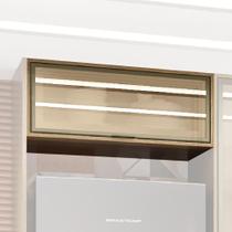 Armário Aéreo de Cozinha Vitória 01 Porta Basculante Vidro 80cm Armário Aéreo de Cozinha Vitória 01 Porta Basculante Vidro 80cm
