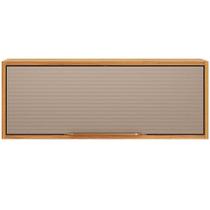 Armário Aéreo de Geladeira Valena 1 Porta MDF 80cm Cinamon Nude Demóbile