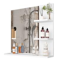 Armário Aéreo Espelheira Armarinho para Banheiro com Espelho Genova Ajax