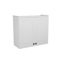 Armário Aéreo Évora 2 PT Branco Ártico 80 cm Armário Aéreo Évora 2 PT Branco Ártico 80 cm
