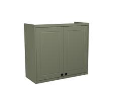 Armário Aéreo Évora 2 PT Verde Hill 80 cm Armário Aéreo Évora 2 PT Verde Hill 80 cm