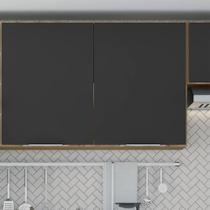 Armário Aéreo Ferrara 2 Portas 80cm Prateleira Interna Fixa Poliman Móveis