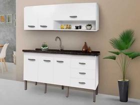 Armario Aereo Fit 144cm Branco - Fimap Armario Aereo Fit 144cm Branco - Fimap