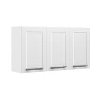 Armário Aéreo Florença 105cm com 3 Portas Branco Itatiaia Armário Aéreo Florença 105cm com 3 Portas Branco Itatiaia