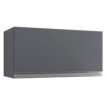 Armário Aéreo Geladeira Cozinha Andréia 60cm 01 Porta Cinza Escuro - Abmaza Armário Aéreo Geladeira Cozinha Andréia 60cm 01 Porta Cinza Escuro - Abmaza