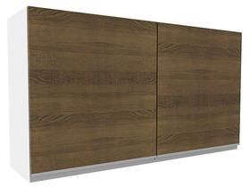 Armário Aéreo Glamy 100%MDF 120cm 2 Portas BR/Rustic Madesa Armário Aéreo Glamy 100%MDF 120cm 2 Portas BR/Rustic Madesa