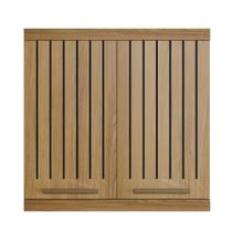 Armário Aéreo Gold 02 Portas Arte Móveis Cor:Cinamomo