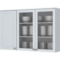 Armário Aéreo Henn 120cm 3 Portas Americana Branco Armário Aéreo Henn 120cm 3 Portas Americana Branco