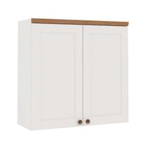 Armário Aéreo Iluminata 2 PT Branco 80 cm