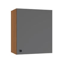 Armário Aéreo Kappesberg Pixel 1 Porta Canela/Cinza Sagrado 60cm Armário Aéreo Kappesberg Pixel 1 Porta Canela/Cinza Sagrado 60cm