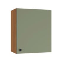 Armário Aéreo Kappesberg Pixel 1 Porta Canela/Verde Frevo 60cm Armário Aéreo Kappesberg Pixel 1 Porta Canela/Verde Frevo 60cm
