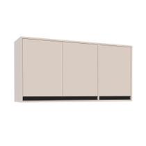 Armário Aéreo Koya 3 Portas Creme