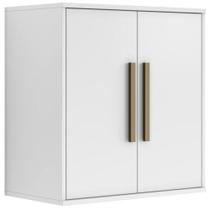 Armário Aéreo Lorena 2 Portas Branco Kaiki Móveis