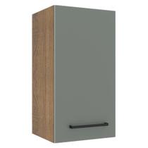 Armário Aéreo Madesa Agata 35 Cm 1 Porta cinza Armário Aéreo Madesa Agata 35 Cm 1 Porta cinza