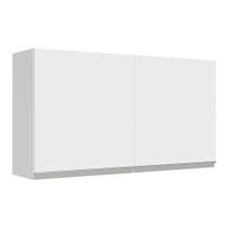 Armário Aéreo Madesa Glamy 120 cm 2 Portas - Branco