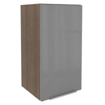 Armário Aéreo Madesa Lux 35 Cm 1 Porta Rustic/cinza Armário Aéreo Madesa Lux 35 Cm 1 Porta Rustic/cinza