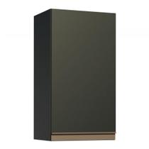 Armário Aéreo Madesa Reims 35cm 1 Porta Preto