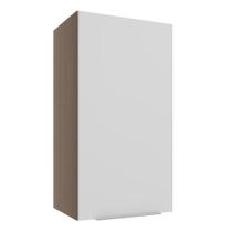 Armário Aéreo Madesa Stella 35 cm 1 Porta - Rustic/Branco Armário Aéreo Madesa Stella 35 cm 1 Porta - Rustic/Branco