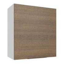 Armário Aéreo Madesa Stella 60 cm 1 Porta - Branco/Rustic