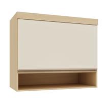 Armário Aéreo Maleiro Modulado 1 Porta com Nicho 97cm Mônaco Luciane Móveis Armário Aéreo Maleiro Modulado 1 Porta com Nicho 97cm Mônaco Luciane Móveis