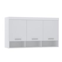 Armário Aéreo Maleiro Modulado 145cm 3 Portas Alpes Luciane Móveis