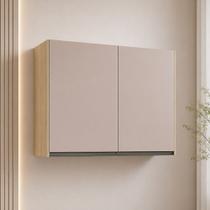 Armário Aéreo Maleiro Modulado 2 Portas 97cm Essenza Luciane Móveis Armário Aéreo Maleiro Modulado 2 Portas 97cm Essenza Luciane Móveis