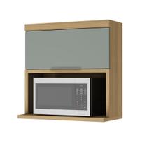 Armário Aéreo Marquesa Nesher Mdf 1 Porta Basculante E 1 Nicho Para Microondas Nature-verde Armário Aéreo Marquesa Nesher Mdf 1 Porta Basculante E 1 Nicho Para Microondas Nature-verde