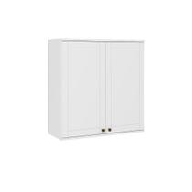 Armário Aéreo Milla Mdf 2 Portas De Branco 80 Cm Carraro Armário Aéreo Milla Mdf 2 Portas De Branco 80 Cm Carraro