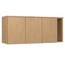 Armário Aéreo Modulado 3 Portas com Nicho Elegance Móveis Castro