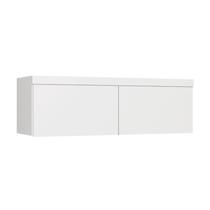 Armário Aéreo Modulado Casal 2 Portas Infinity Branco/Line Armário Aéreo Modulado Casal 2 Portas Infinity Branco/Line
