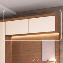 Armário Aéreo Modulado Casal 2 Portas Infinity Marrom/Cedro/Blush Line Armário Aéreo Modulado Casal 2 Portas Infinity Marrom/Cedro/Blush Line