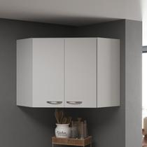 Armário Aéreo Modulado De Canto Fidelitá Viena 75 Cm 2 Portas Branco