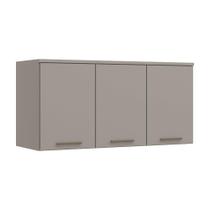 Armário Aéreo Modulado Elegance 3 Portas - Cinza