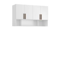 Armário Aéreo Modulado para Quarto 4 Portas 170cm 100% MDF Trend Altezza Armário Aéreo Modulado para Quarto 4 Portas 170cm 100% MDF Trend Altezza