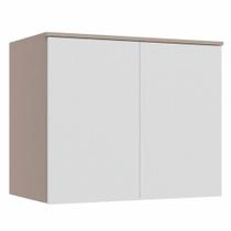 Armário Aéreo Modulado Requinte com 2 Portas - Duna Line/Branco Line