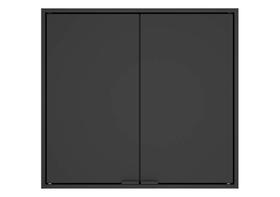 Armário Aéreo Multiúso Itatiaia Smart - 2 Portas - Preto Matte