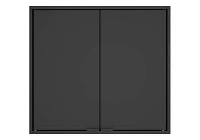 Armário Aéreo Multiúso Itatiaia Smart - 2 Portas - Preto Matte